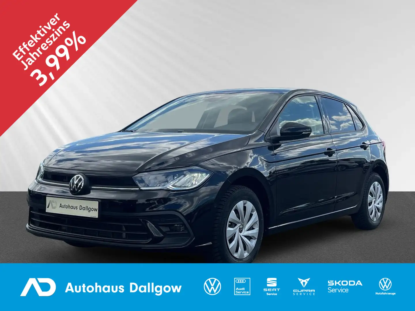 Volkswagen Polo Goal Life 1.0l 116PS*DSG+Alarm+Nav+WiRä+RFK Schwarz - 1