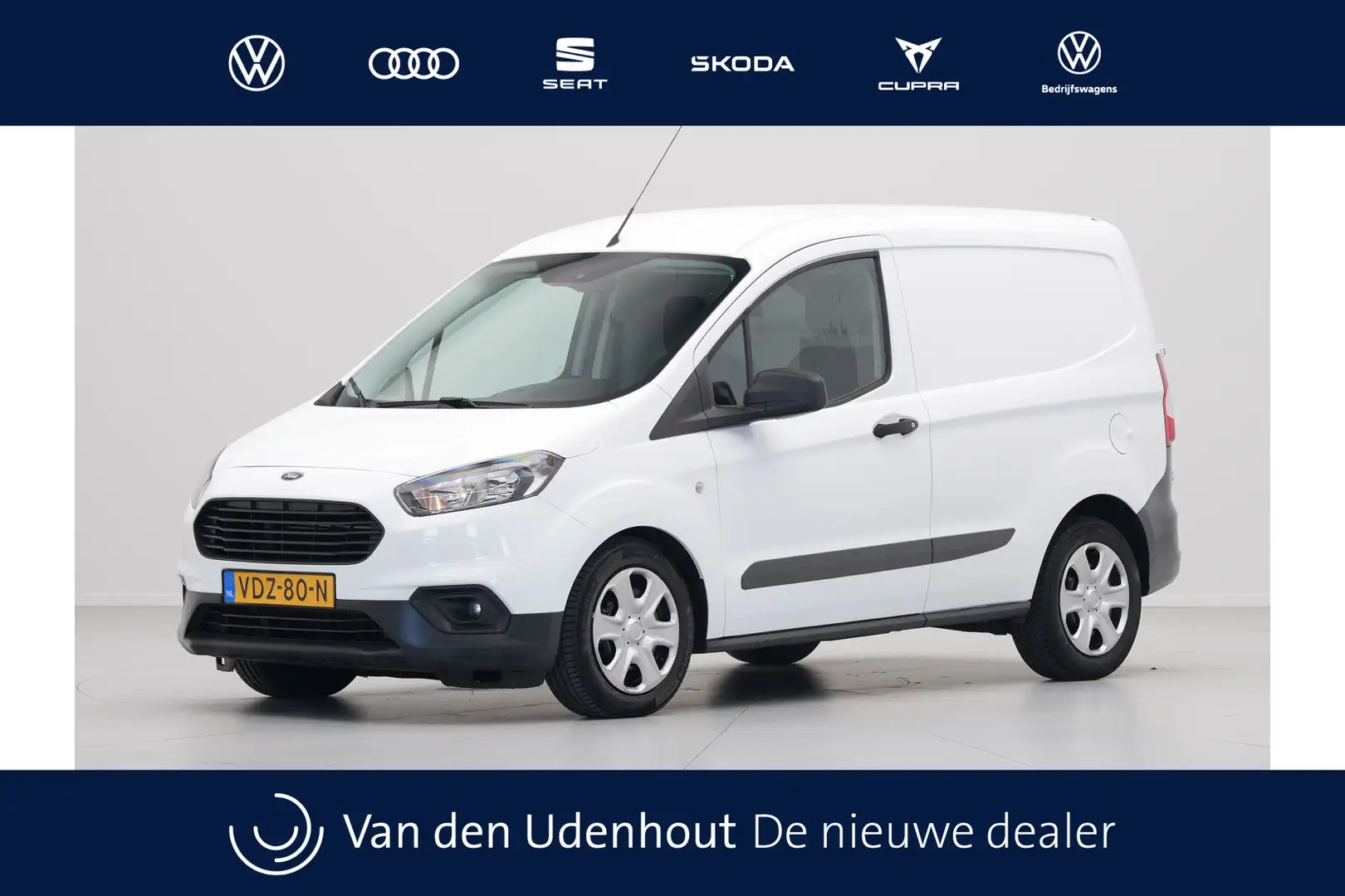 Ford Transit Courier 1.5 TDCI Trend Duratorq S&S Navigatie Airco Blueto Wit - 1