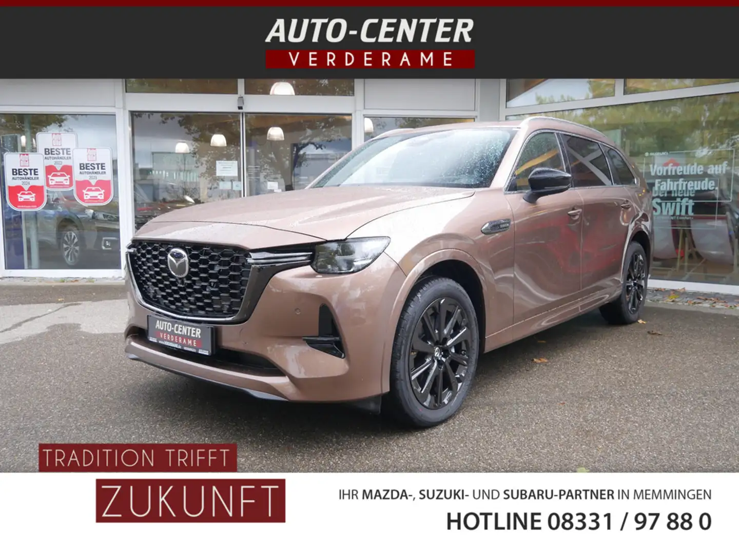 Mazda CX-80 e-SKYACTIV PHEV 327 Homura Plus AWD HUD Braun - 1