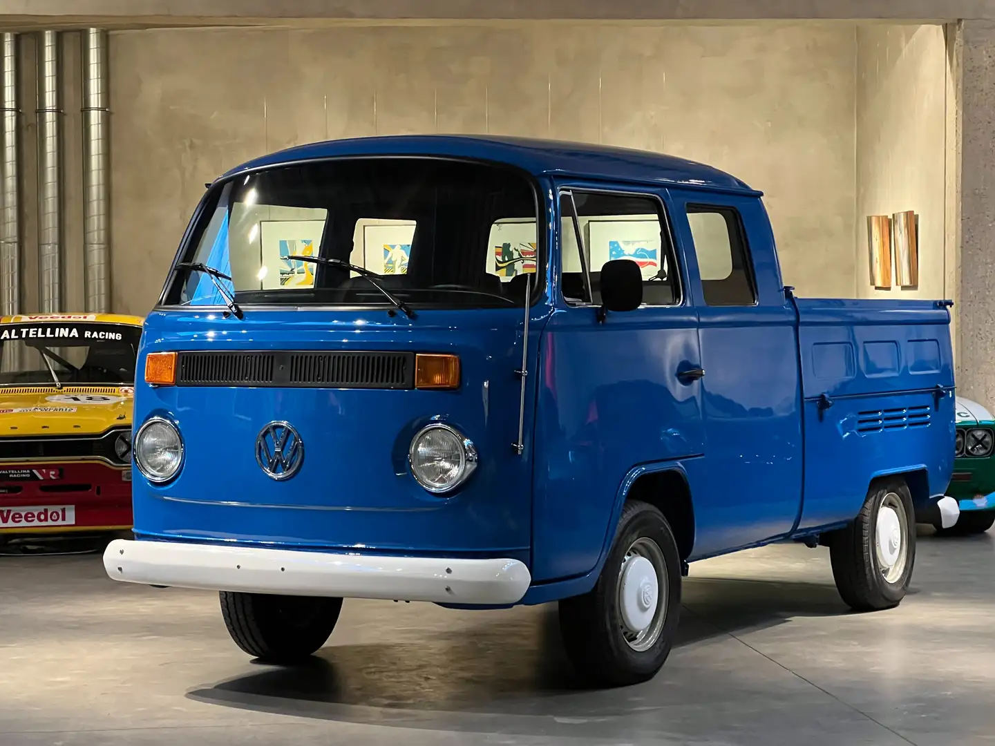 Volkswagen T2 Double Cab Pick Up - Body off restoration !! Azul - 1
