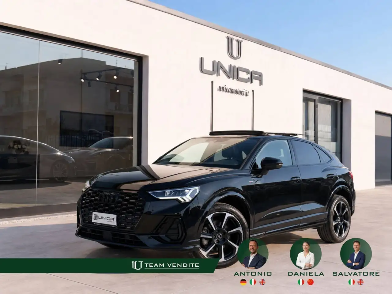 Audi Q3 Sportback 35 2.0 TDI S-LINE QUATTRO S-Tronic ITALIANA TETTO IVA ESPOSTA