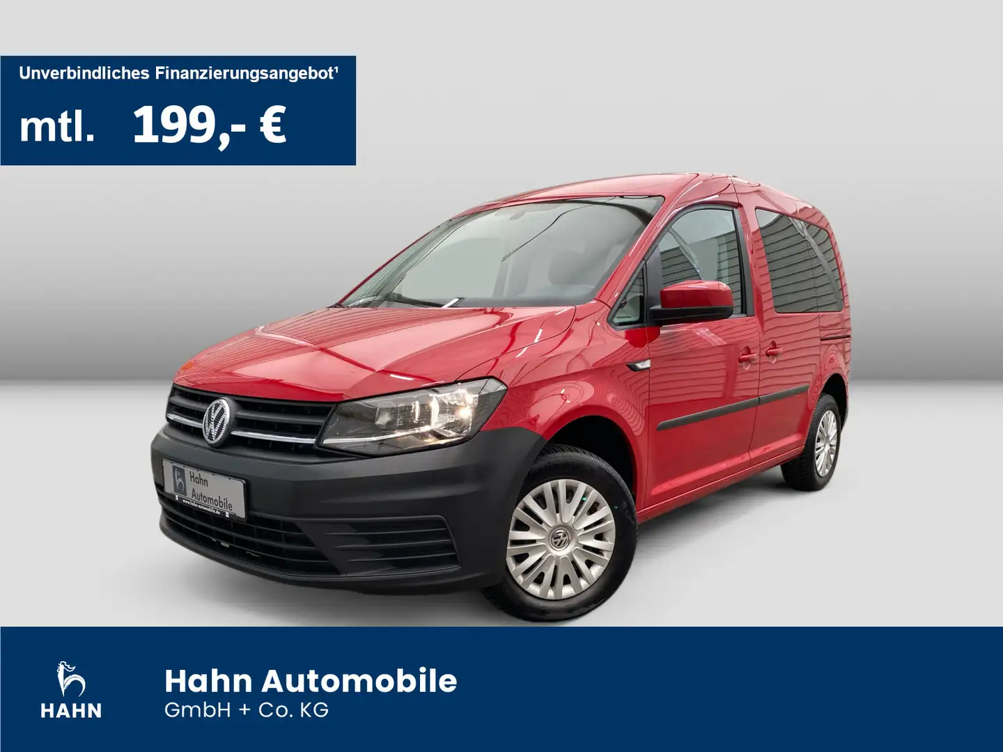 Volkswagen Caddy 2.0 TDI Trendline Klima PDC Rot - 1