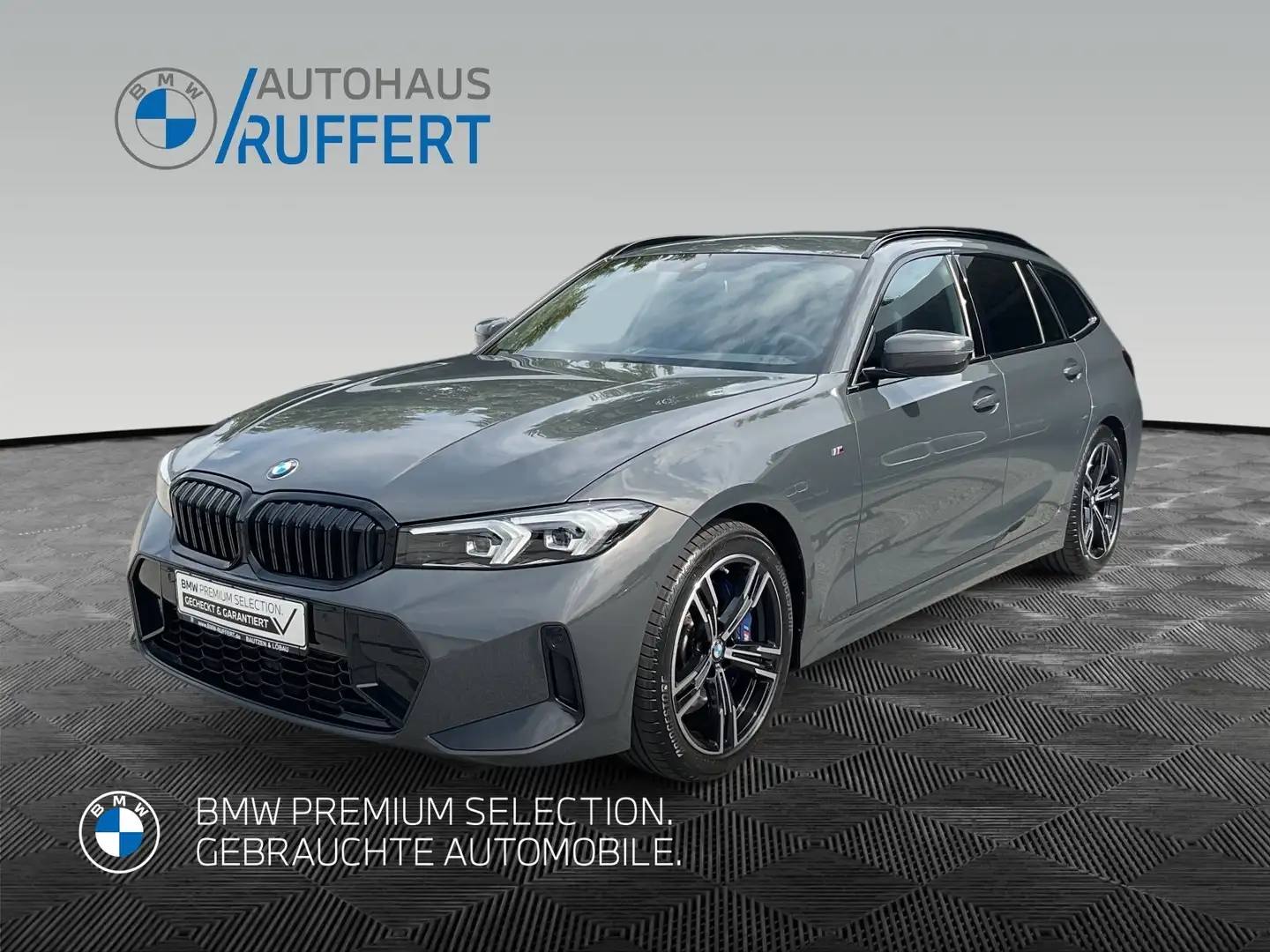 BMW 318 i Touring M Sportpaket HiFi DAB Tempomat AHK Grau - 1