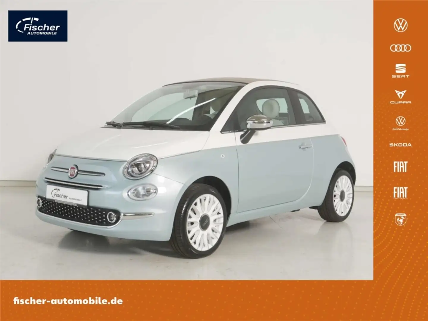 Fiat 500C 1.0 GSE Hybrid Collezione 1957 Weiß - 1