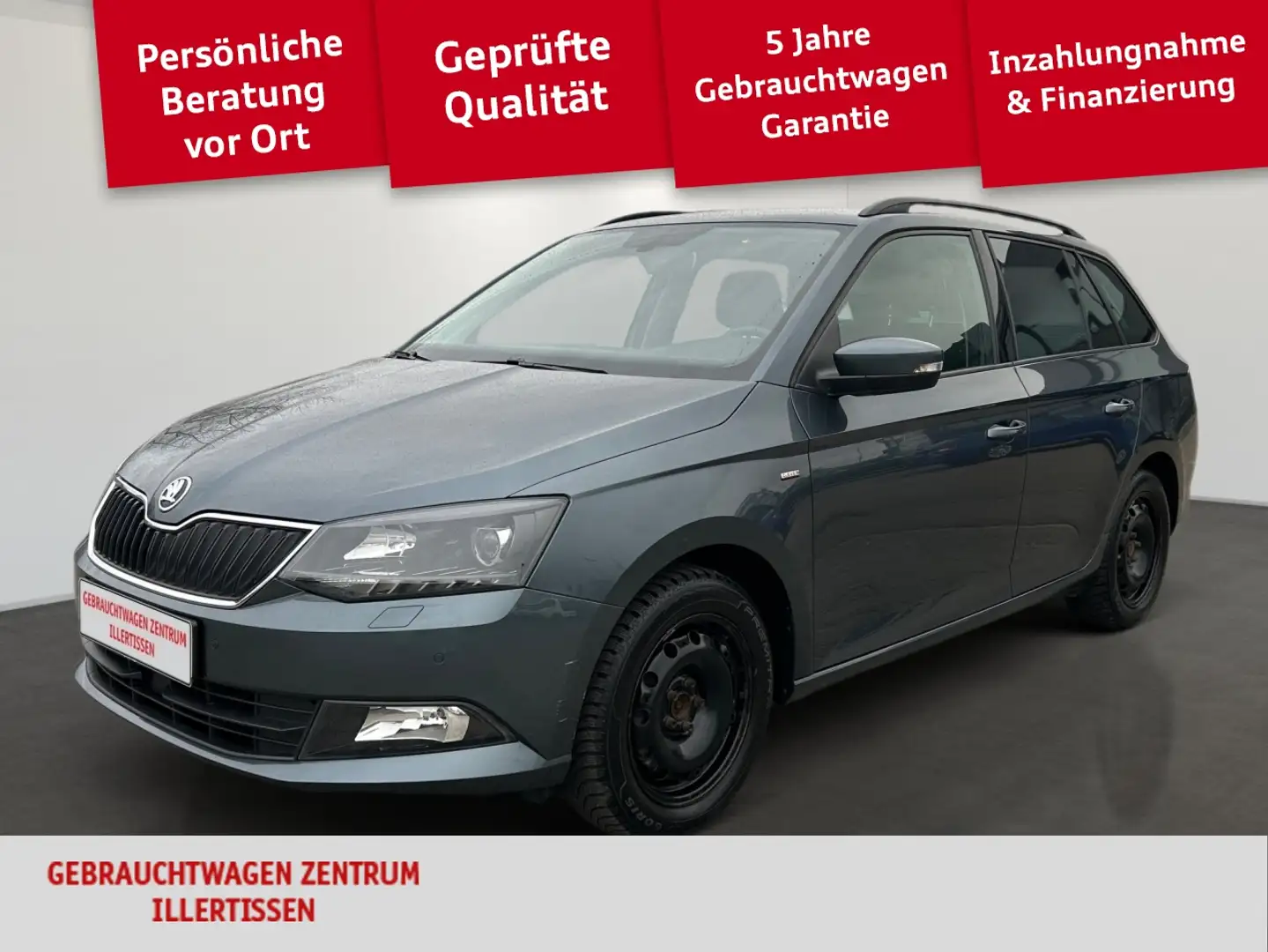 Skoda Fabia Combi 1.0 TSI Clever *PARKSENSOR*NAVI*SITZH* Grau - 1