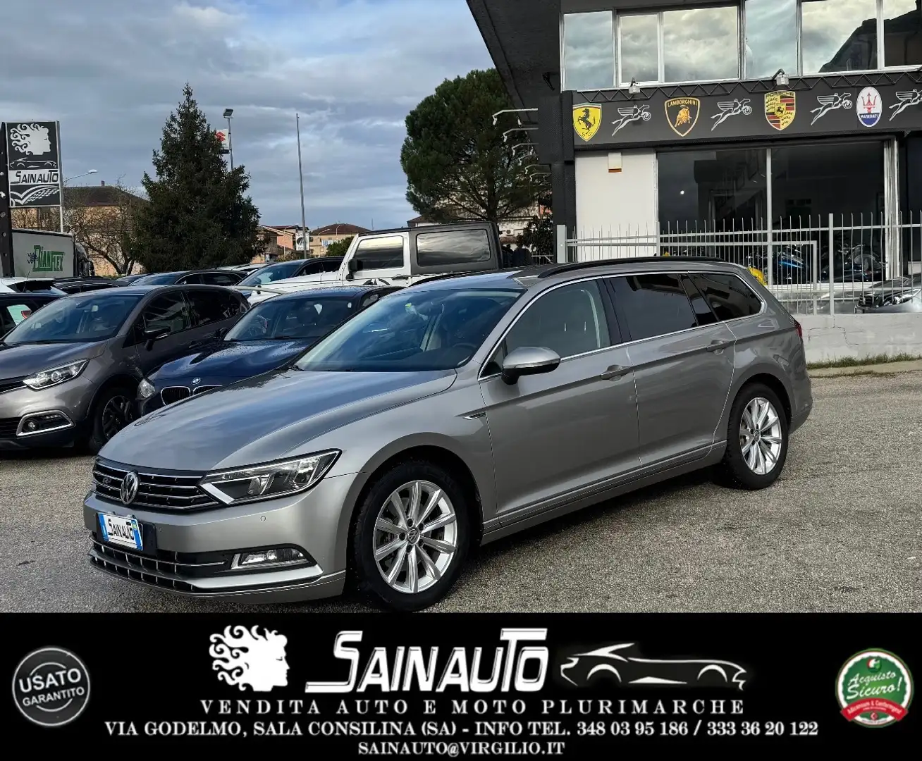 Volkswagen Passat Volkswagen Passat Variant 1.6 TDI DSG Garanzia Silber - 1