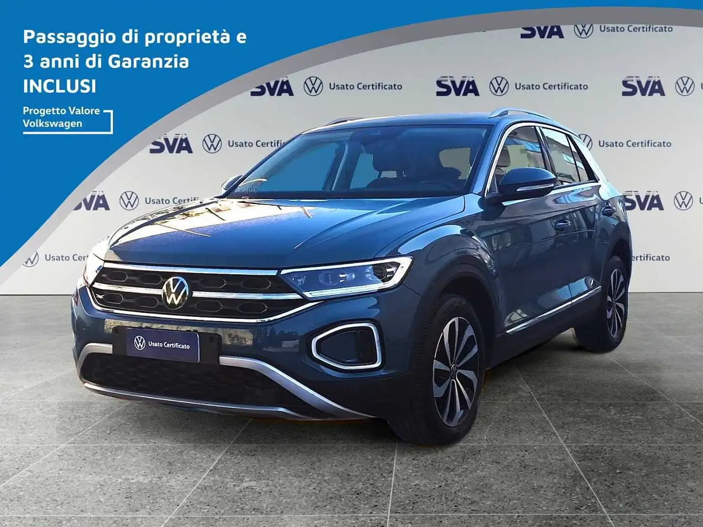 Volkswagen T-Roc 2.0TDI 115CV Style - NEOPATENTATI Blu/Azzurro - 1