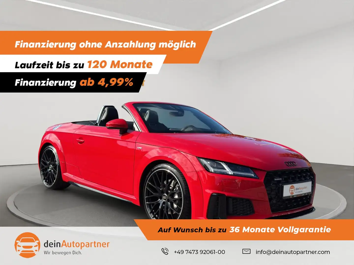 Audi TT 45 TFSI quattro S Line MATRIX LED/LEDER/SIDE/VIRTU Rouge - 1