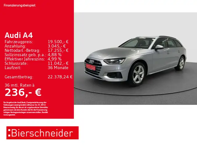 Audi A4 Av 40 TDI qu advanced ACC NAVI SHZ CAM