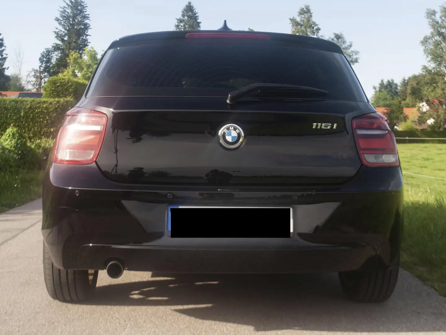 BMW 116 116i Scheckheftgepflegt TOP Zustand Černá - 2