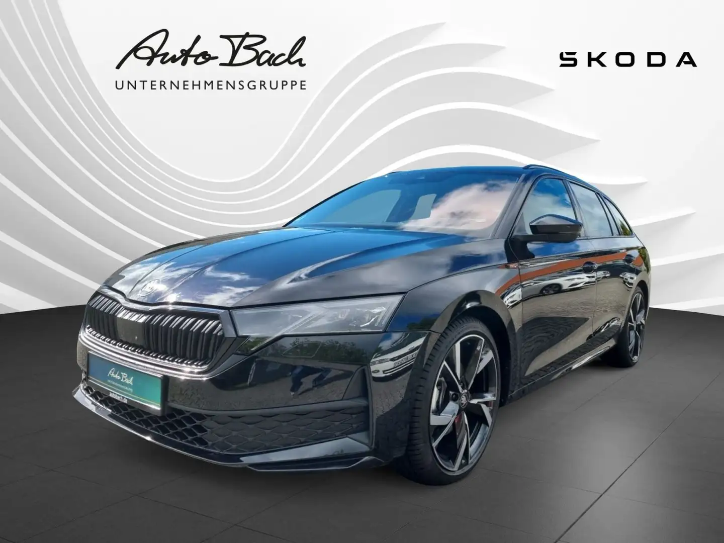 Skoda Octavia Combi 2.0TSI Sportline DSG 4x4 Navi LED Schwarz - 1