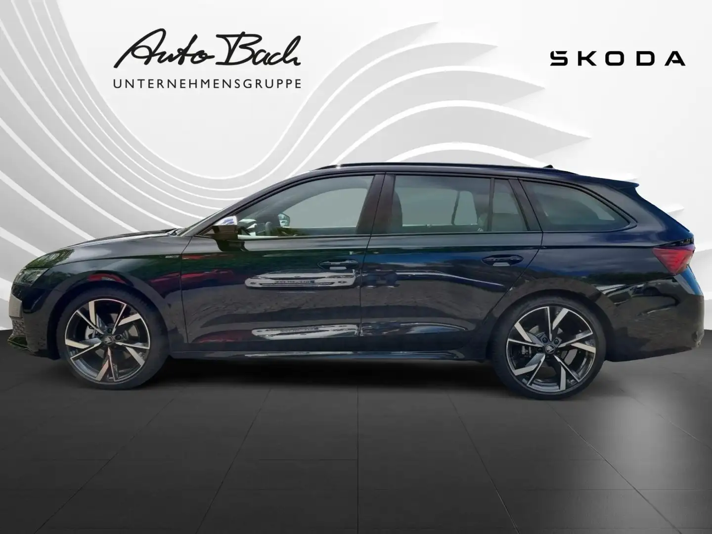 Skoda Octavia Combi 2.0TSI Sportline DSG 4x4 Navi LED Schwarz - 2