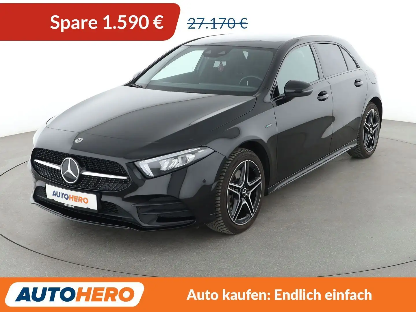 Mercedes-Benz A 250 A 250e Edition 2020 AMG Line Aut.*NAVI*TEMPO*LED* Schwarz - 1