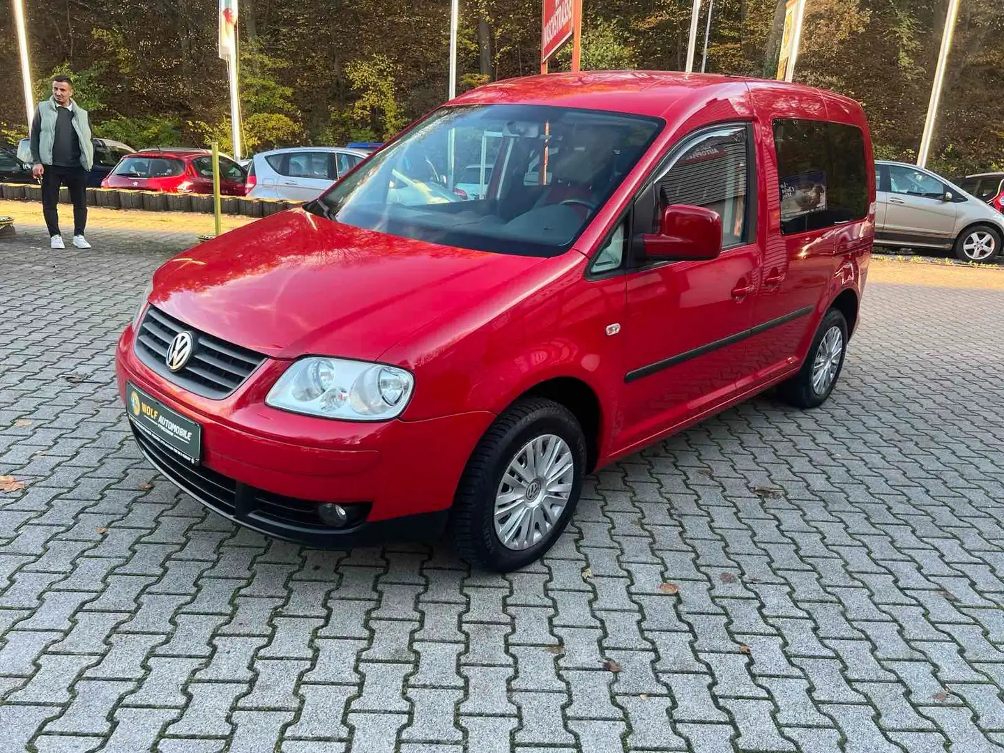 Volkswagen Caddy 1.6 Caddy Life Gewinner 1 Hand Navi Klima Rot - 2