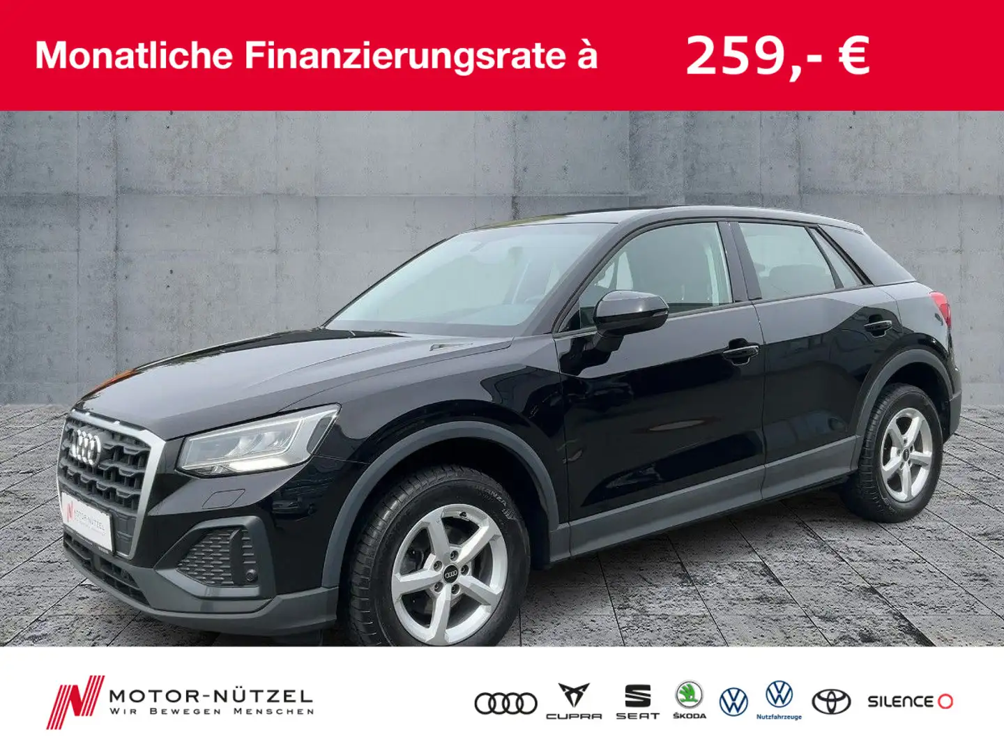 Audi Q2 30 1.0TFSI 4JG+LED+ACC+SHZ+PDC+MFL+LM16"+1.HD Zwart - 1
