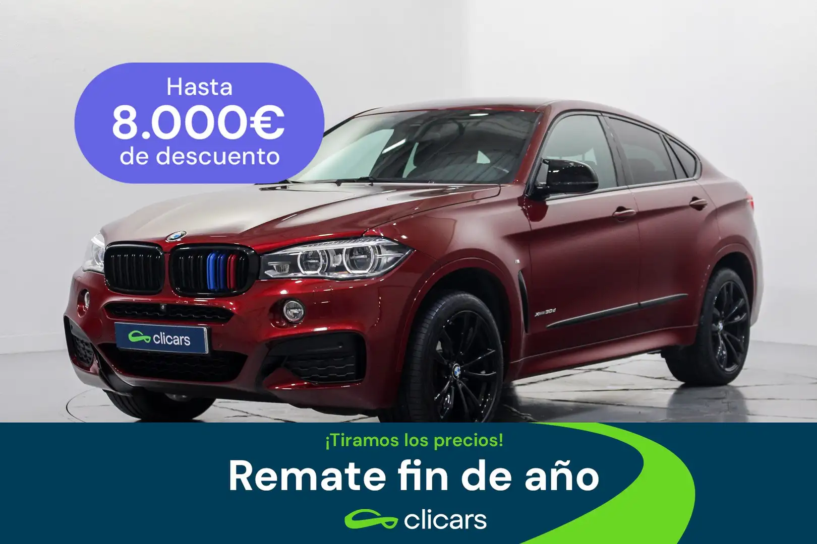 BMW X6 xDrive 30dA Piros - 1