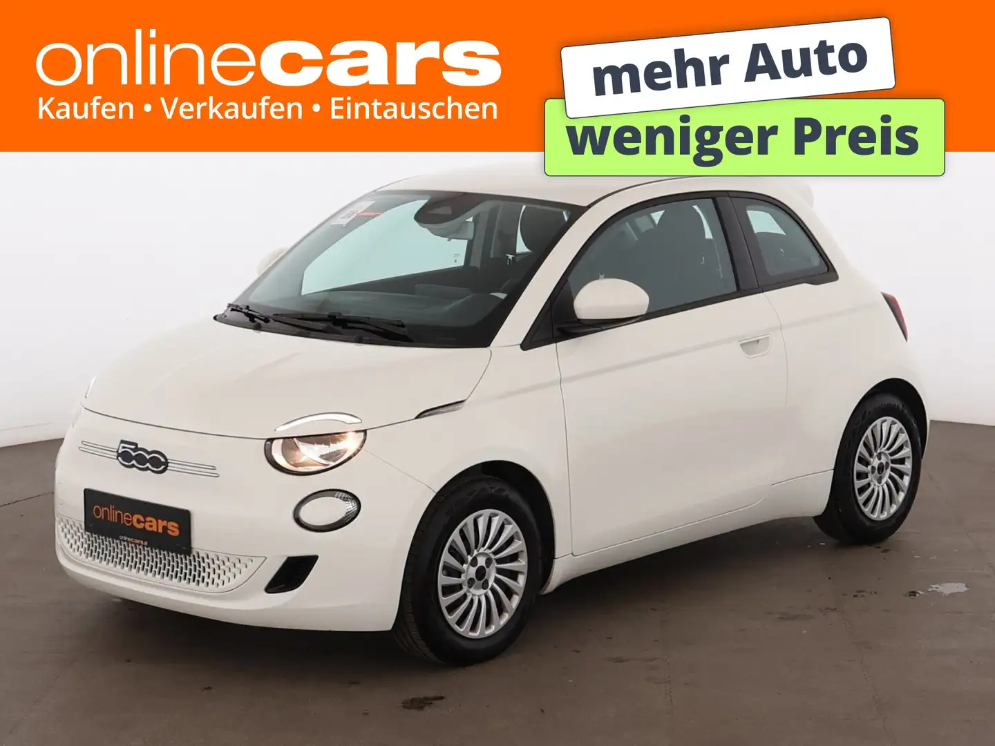 Fiat 500e 500 e 24kWh Aut DIGITAL-TACHO TEMPOMAT KLIMA Weiß - 1