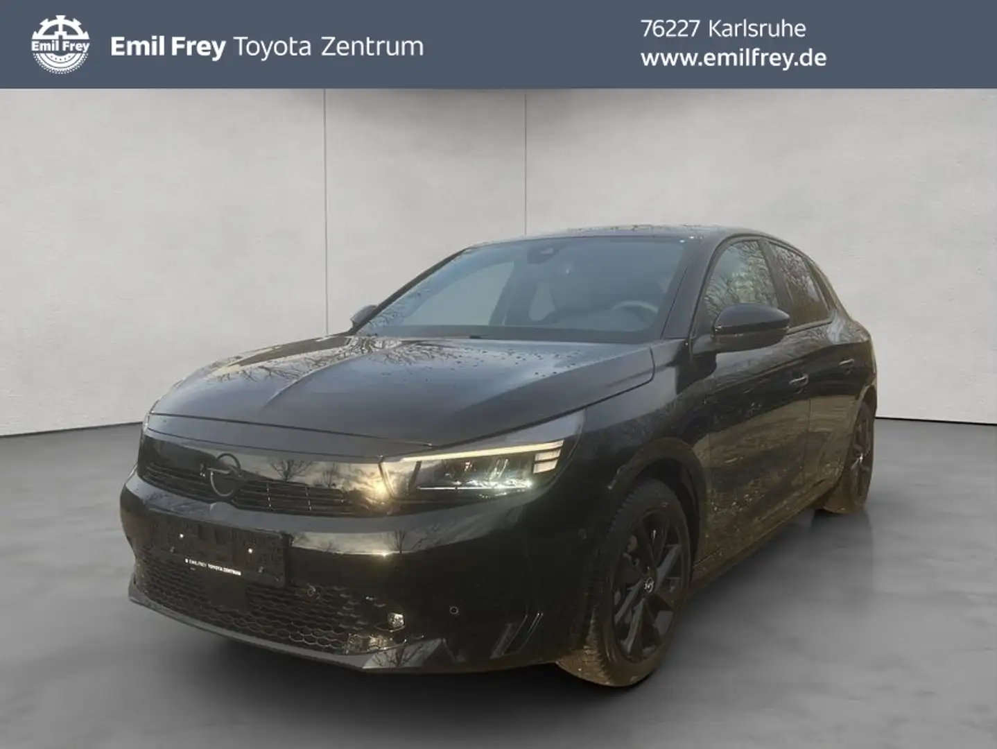 Opel Corsa 1.2 Turbo Automatik GS, Navi, Klima, Allwett Schwarz - 1