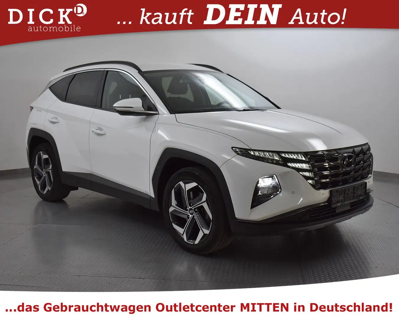 Hyundai TUCSON 1.6 TGDI 4WD Hyb Trend NAVI+LED+SHZ+KAM+ White - 1