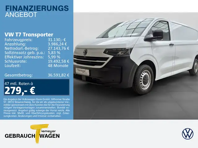 Volkswagen T7 Transporter Kasten LR KAMERA PDC VIRTUAL