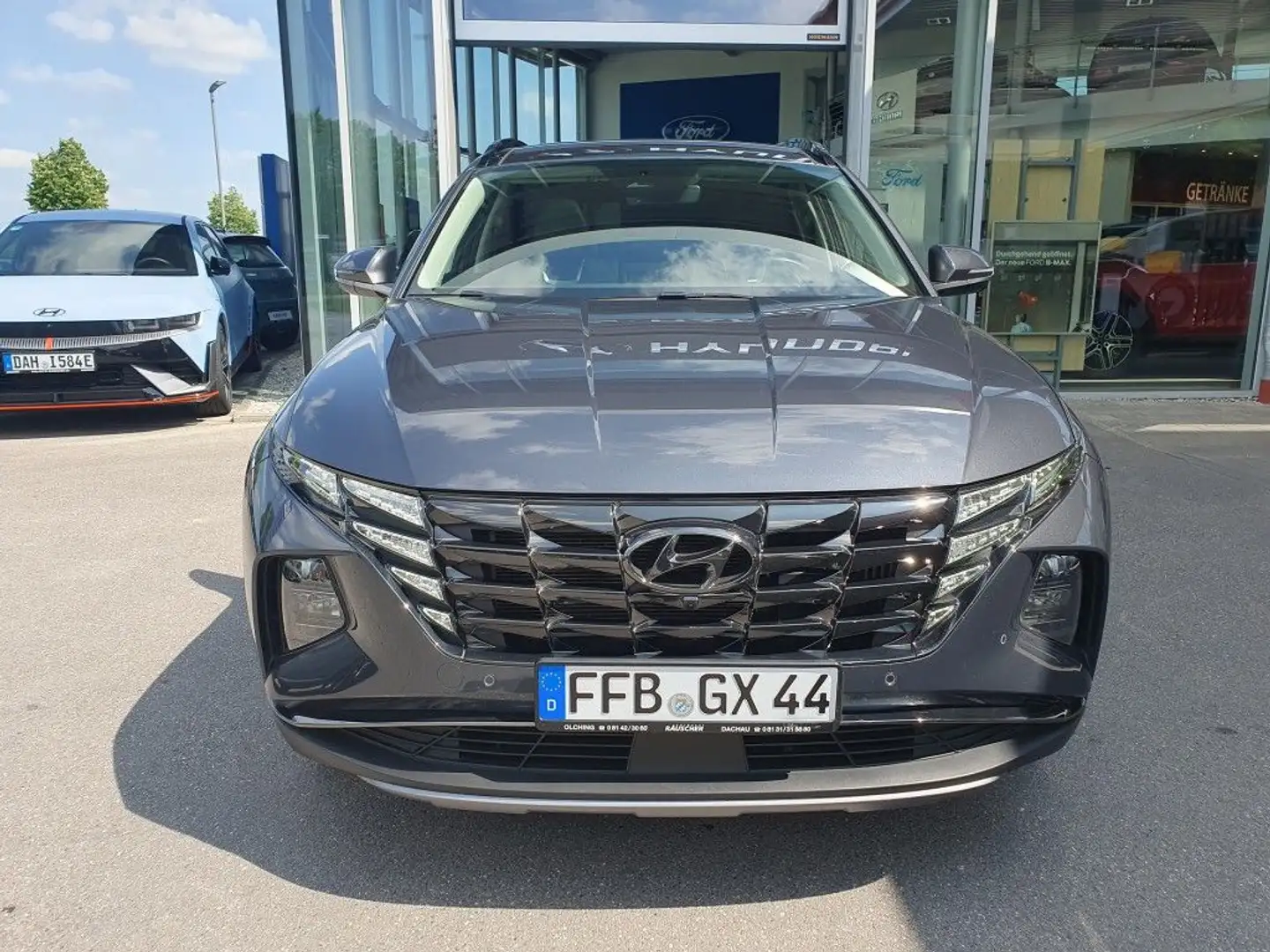 Hyundai TUCSON 1.6 T-GDi HEV 4WD Prime Grijs - 2