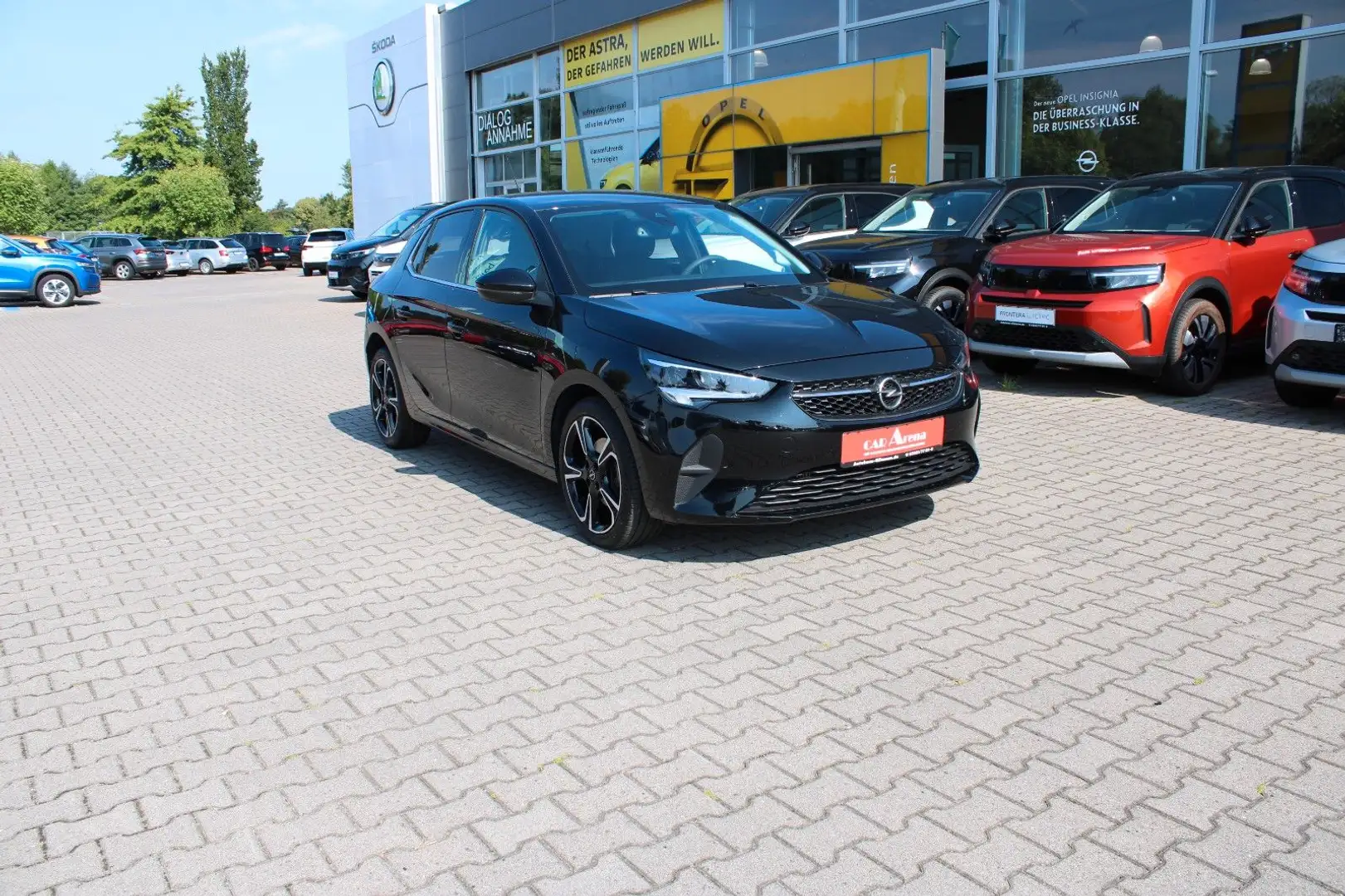 Opel Corsa F 1.2 Elegance*1.Hand*Klima*SHZ* Zwart - 1