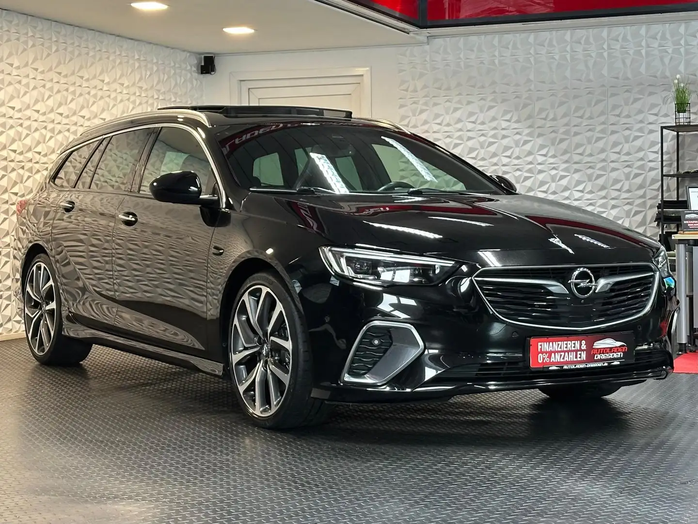 Opel Insignia 2.0 TURBO GSI 4x4* LED#HUD#PANO#ACC#LH Zwart - 2
