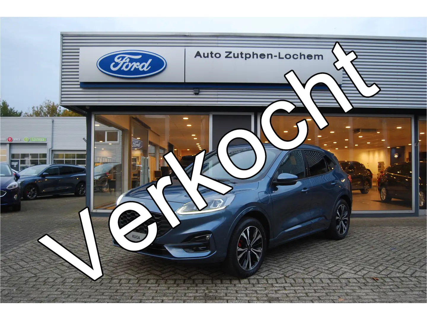 Ford Kuga 2.5 PHEV 225PK ST-Line X | ELEC. TREKHAAK | 19" VE Bleu - 1