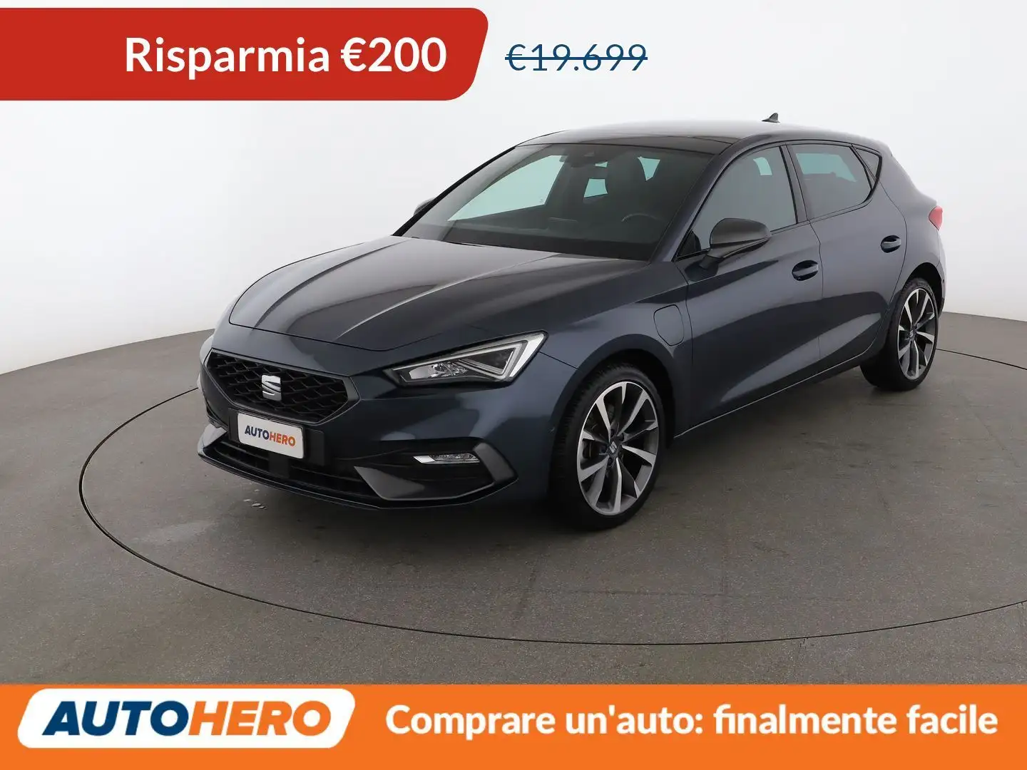 SEAT Leon e-Hybrid 1.4 TSI e-HYBRID FR 204 CV DSG PHEV Gris - 1