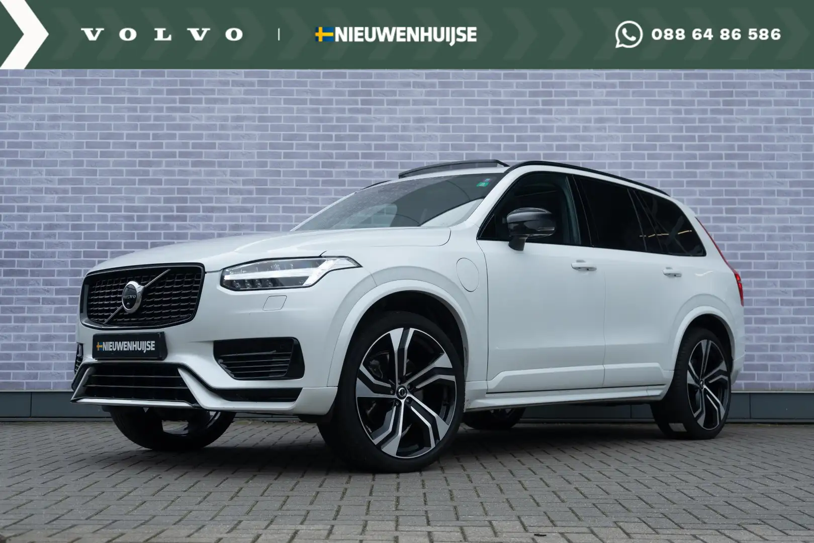 Volvo XC90 T8 Recharge AWD R-Design | Schuif-/Kanteldak | Ada Wit - 1