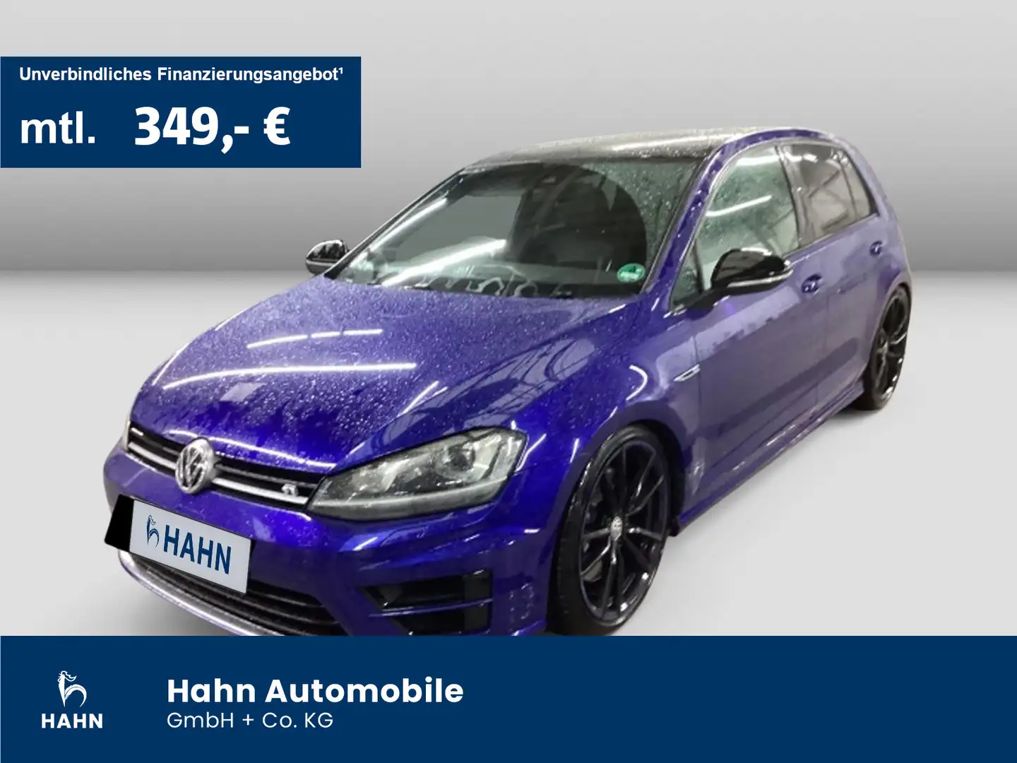Volkswagen Golf VII 2.0TSI R Navi AppConnect Climatr. PDC Bleu - 1