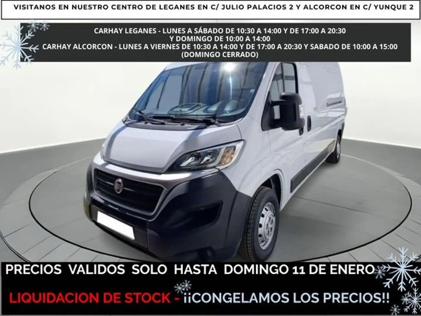 Fiat Ducato FURGÓN 2.0 Mjet L3H2 (EU6) Blanc - 1