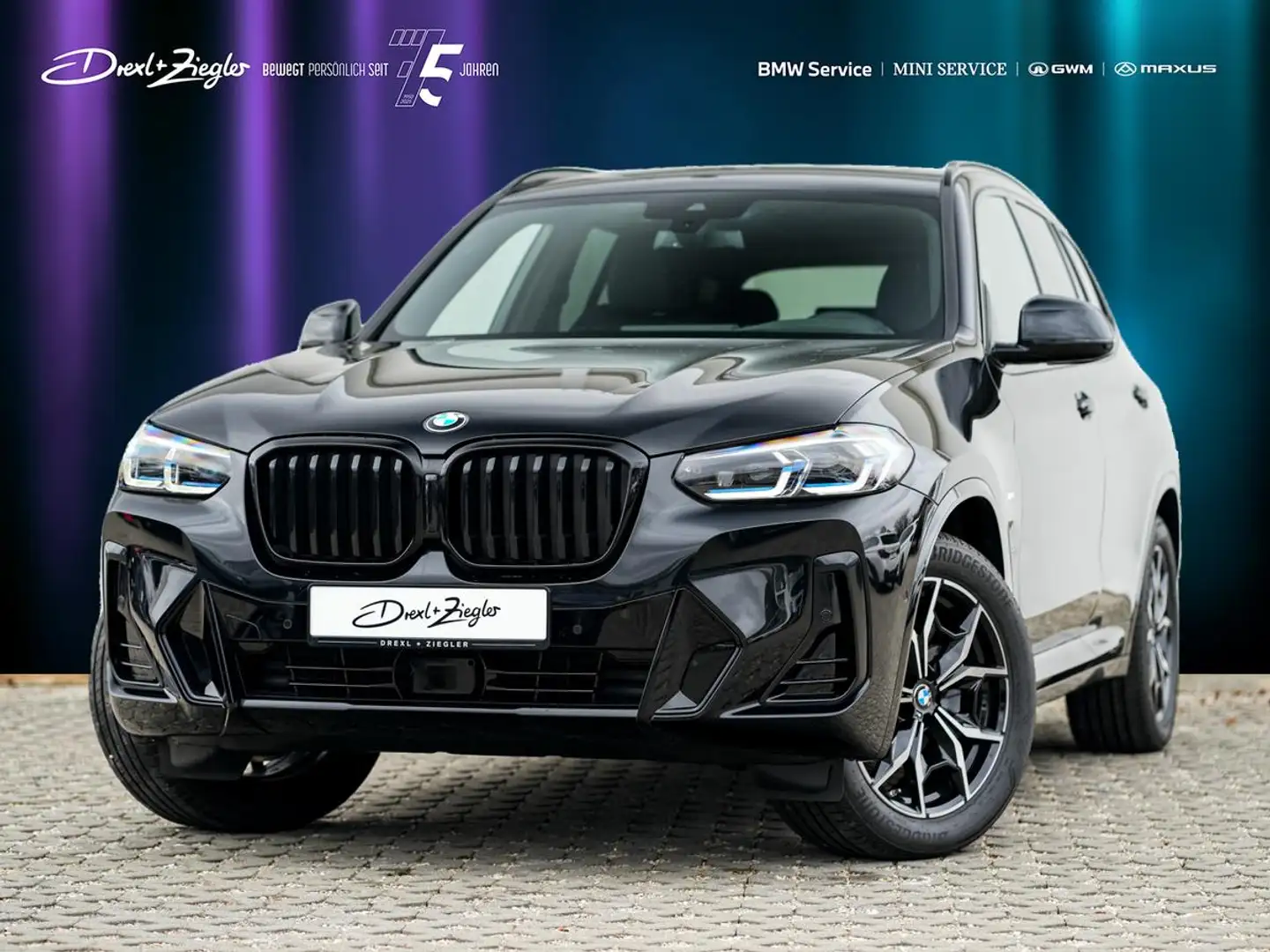 BMW X3 xDrive20d M Sport AHK ACC Laser PaDach STHZG Schwarz - 1