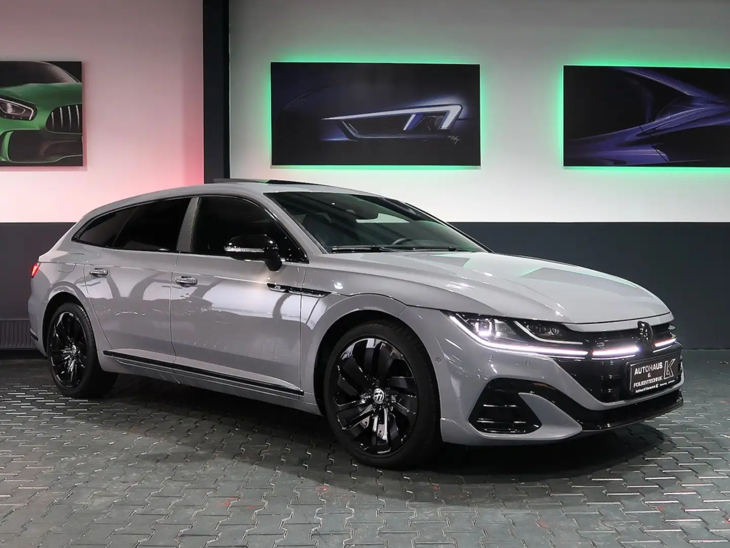 Volkswagen Arteon R LINE 4M*BLACK*STDHZG*IQ*AHK*HUD*PANO* Gris - 1