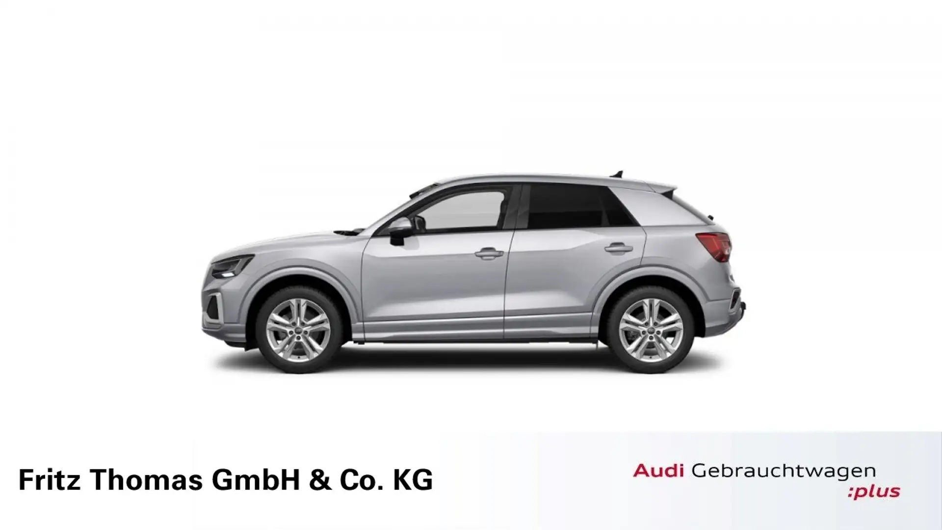 Audi Q2 35 TFSI S tronic advanced LED Navi SHZ AHK Klima Silber - 1