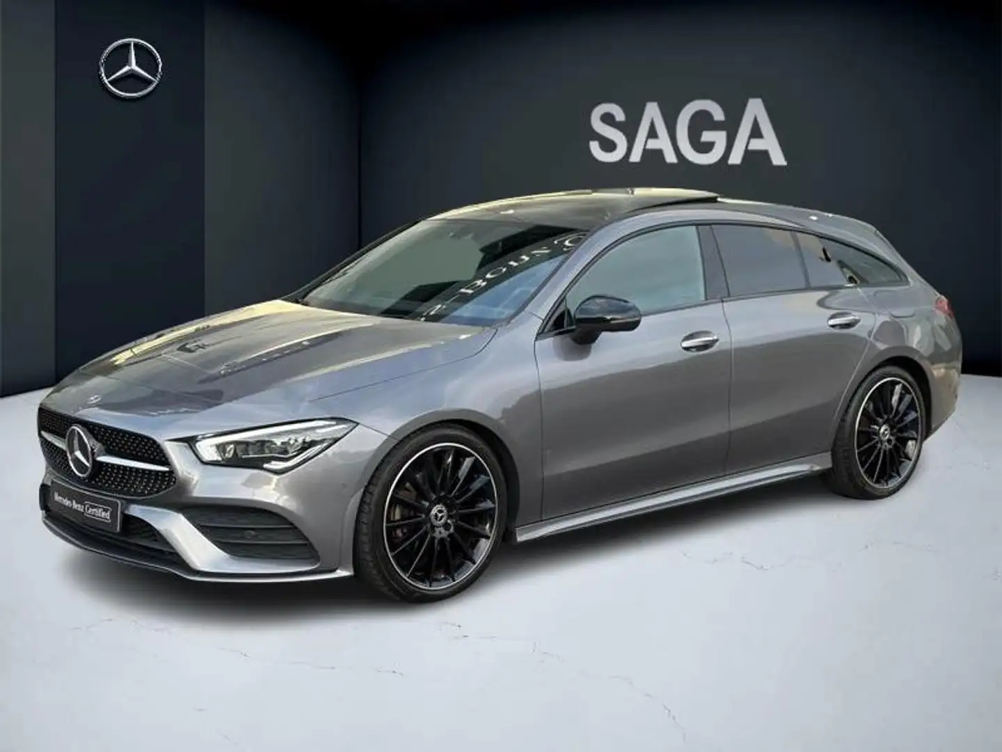 Mercedes-Benz CLA 180 SB AMG Pack Night Toit Pano Gris - 1