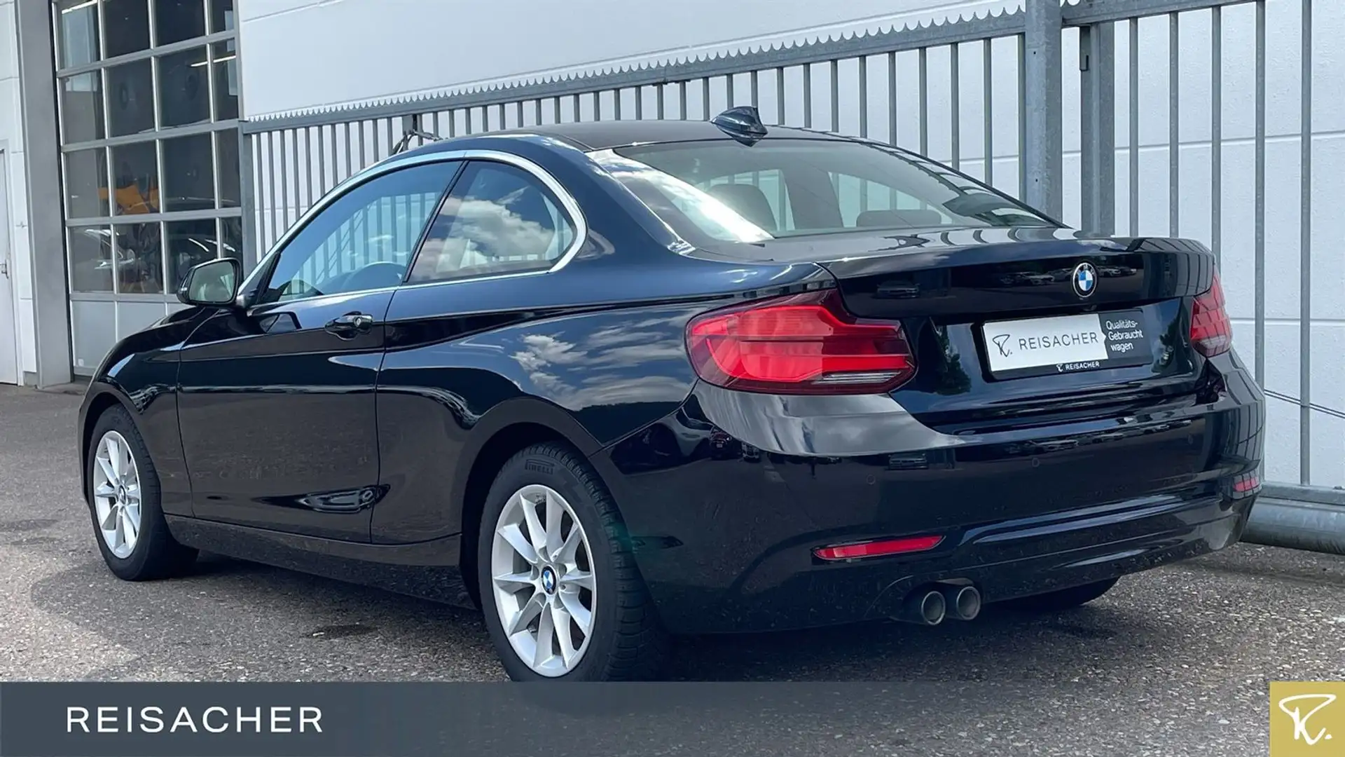 BMW 220 d A xDrive Coupé Sport-Line NaviPro RFK H-K Zwart - 2