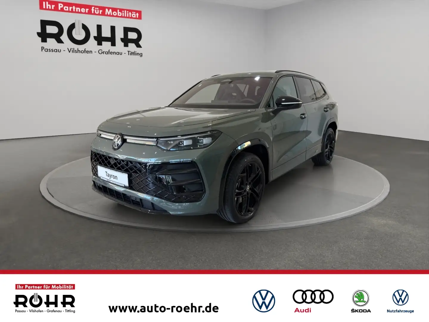 Volkswagen Tayron R-Line (BlackStyle/Matrix/7Sitze) 2.0 l TSI 4MOTIO Vert - 1