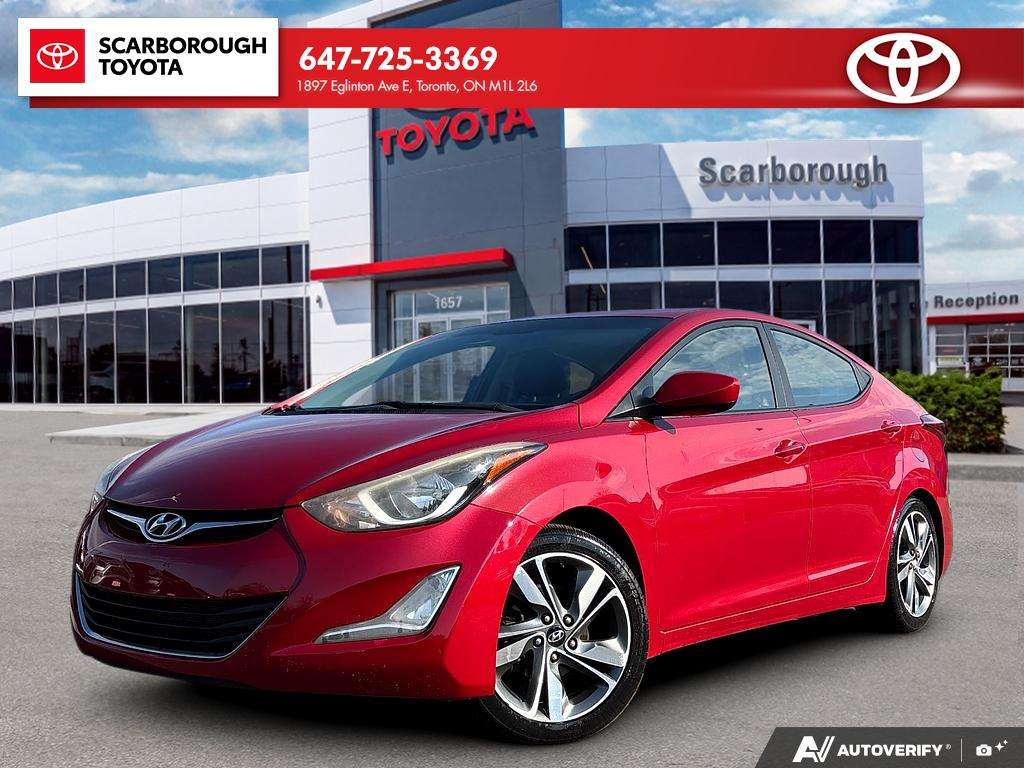 Red 2015 Hyundai Elantra Sedan  Automatic