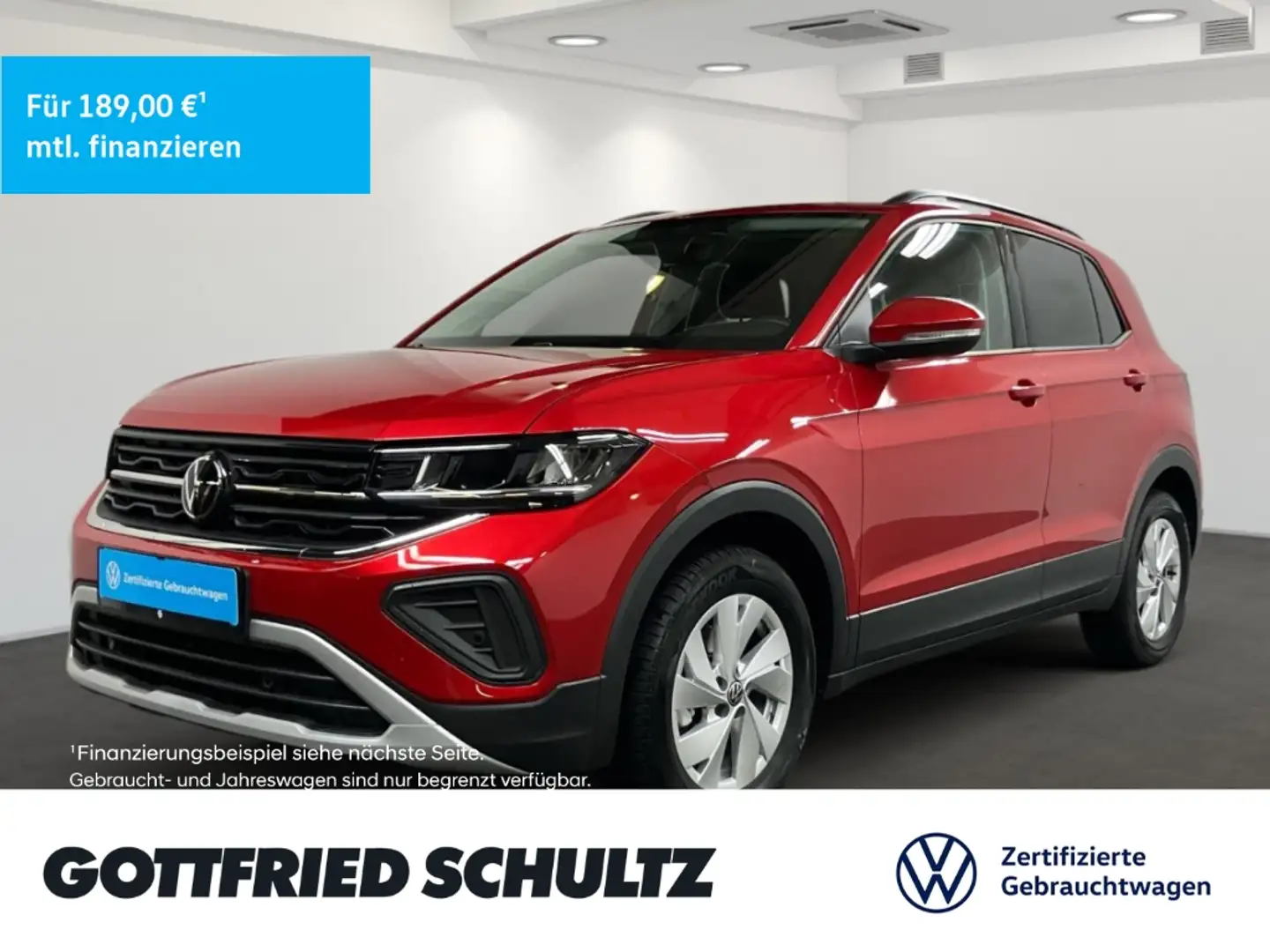 Volkswagen T-Cross 1.0 TSI LED NAV ACC SHZ Life Rot - 1