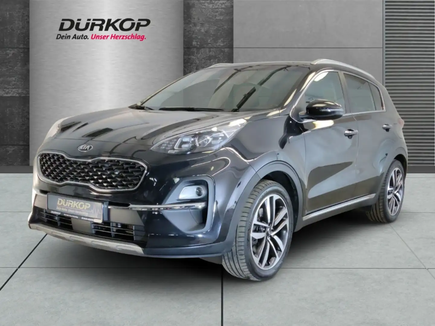 Kia Sportage Spirit 1.6 CRDi MildHybrid Panorama Navi AHK Sound Schwarz - 1
