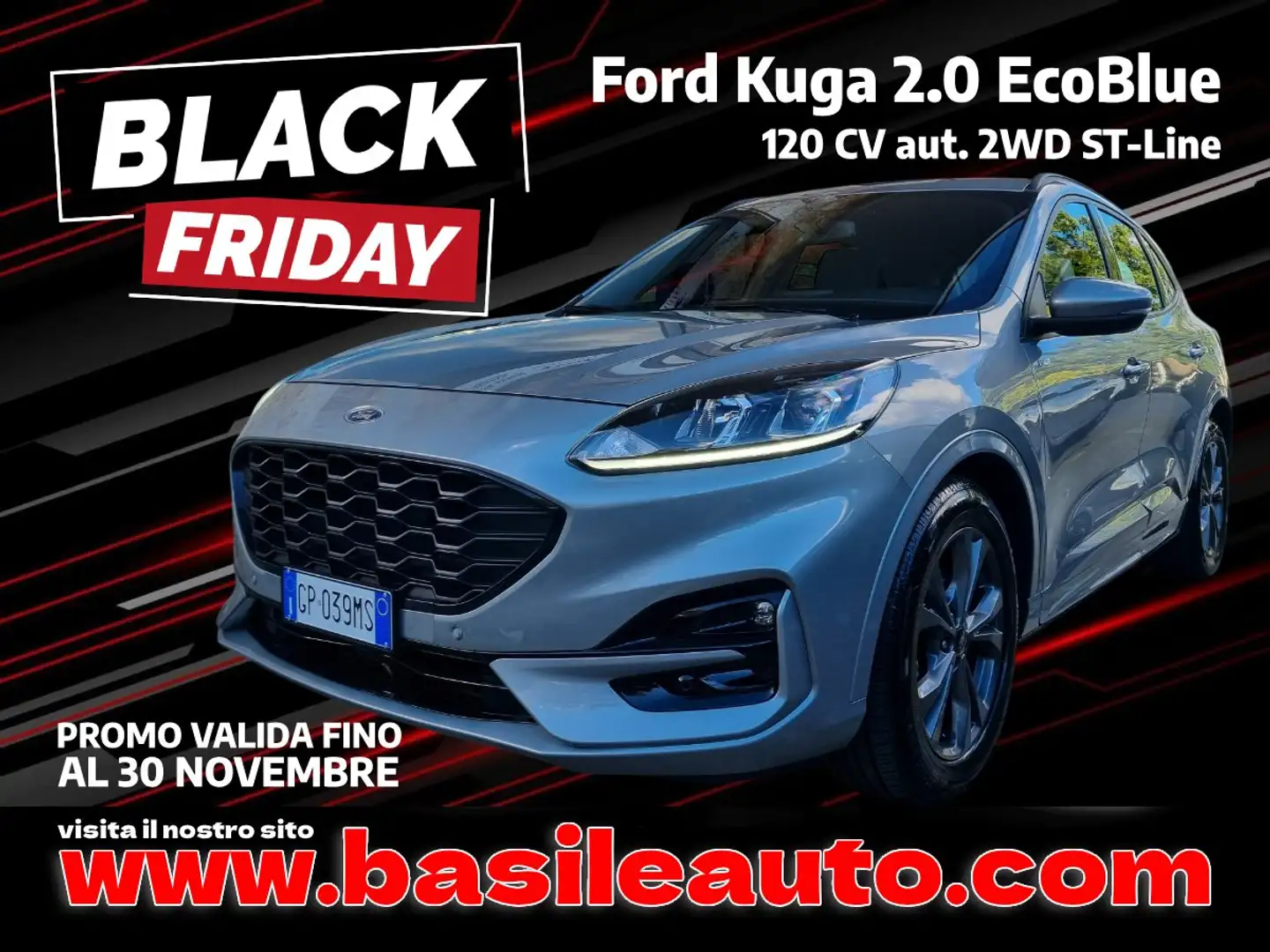 Ford Kuga Kuga III 2020 2.0 ecoblue ST-Line 2wd 120cv auto Grijs - 1