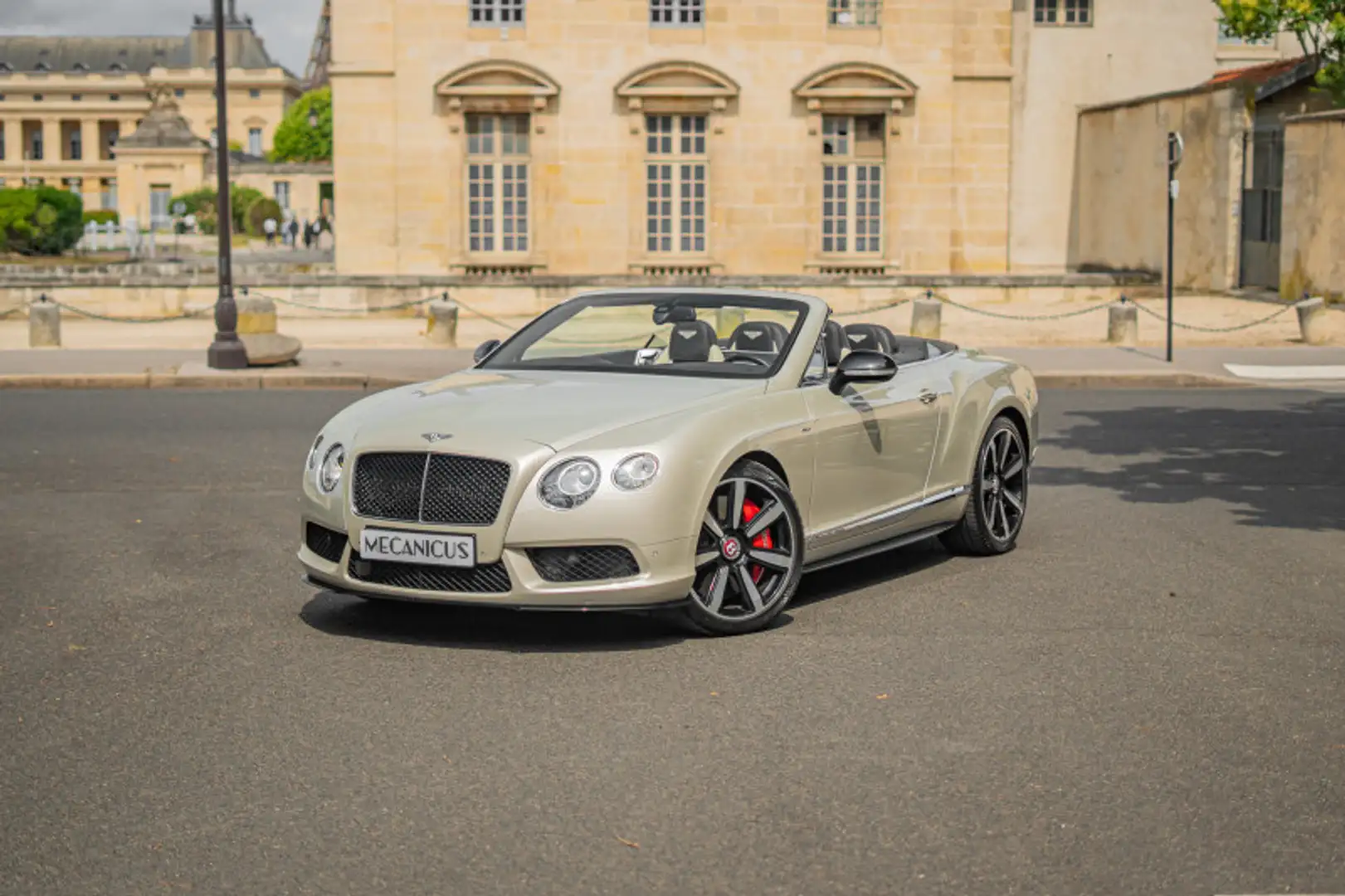 Bentley Continental GTC V8S *White Sand Nacré finition Mulliner \u0026 sys Blanc - 1
