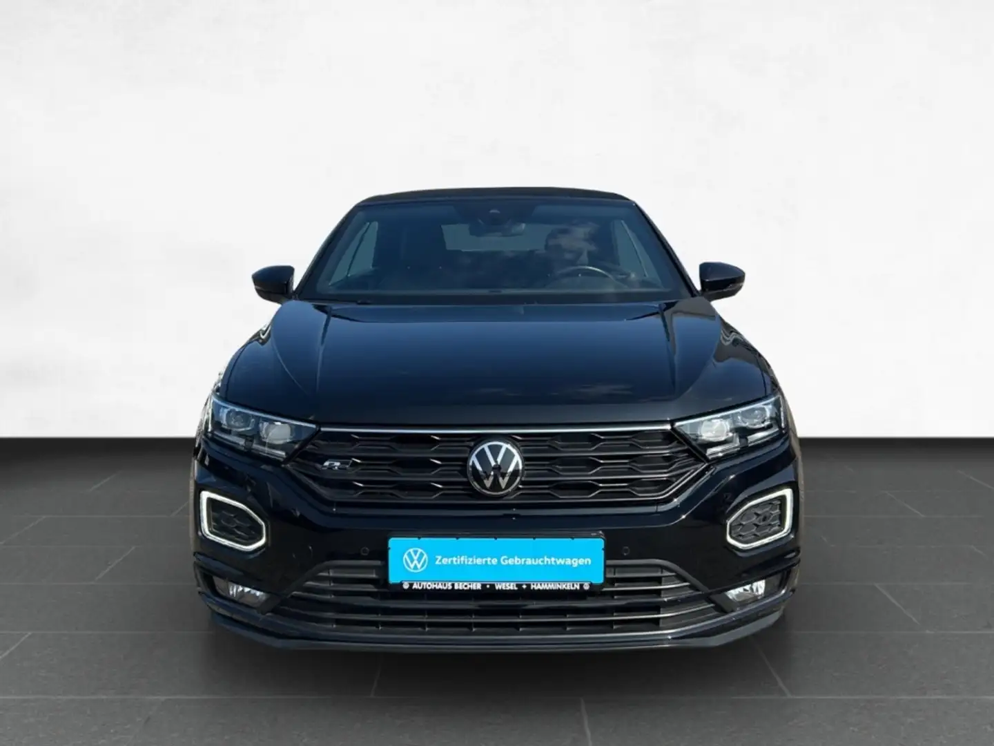 Volkswagen T-Roc Cabrio 1.5 TSI 6-Gang R-Line /Navi/LED/PDC Zwart - 2