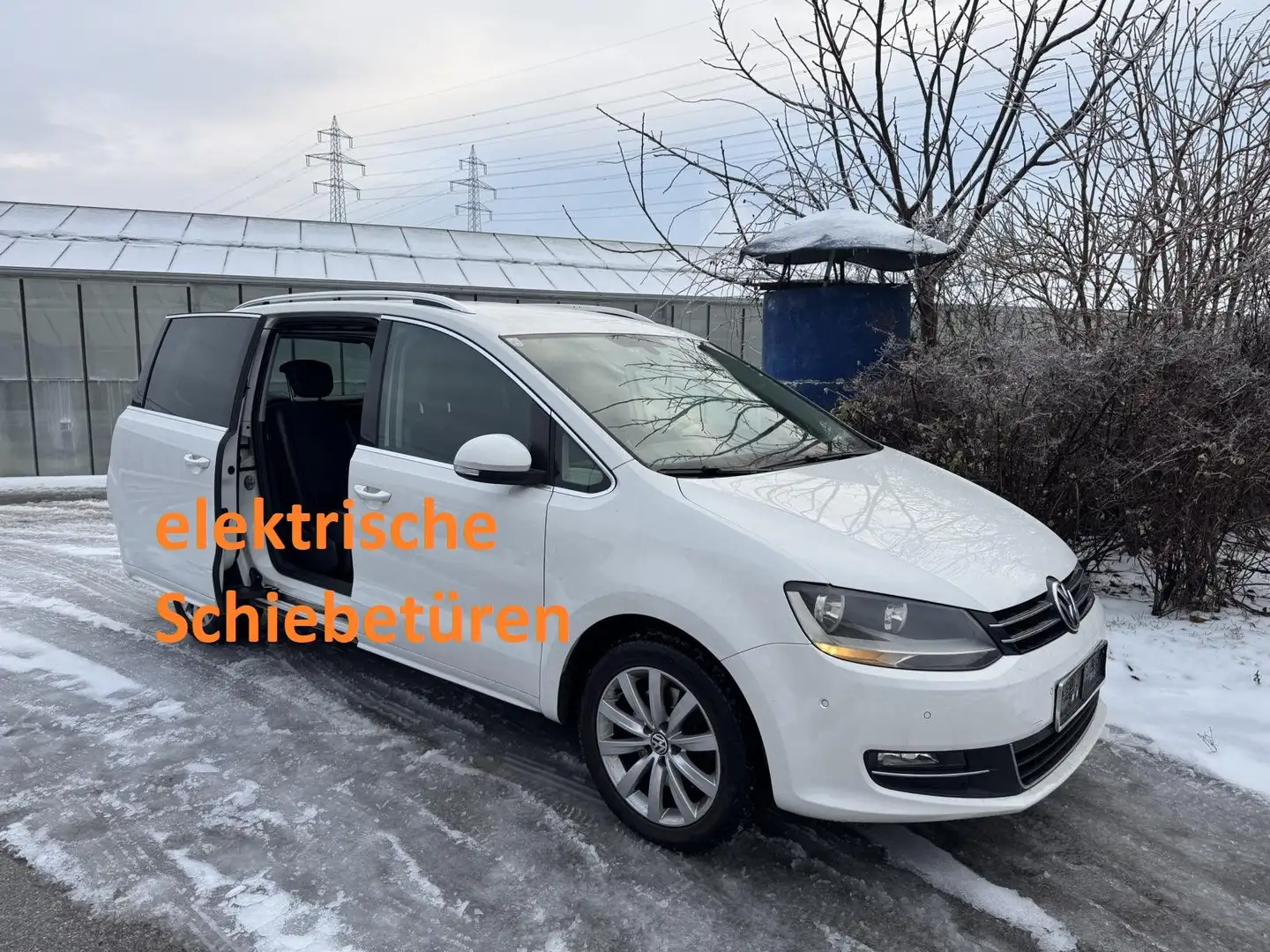 Volkswagen Sharan Highline 2,0 TSI DSG Pickerl 02/2027 Service NEU Blanc - 2