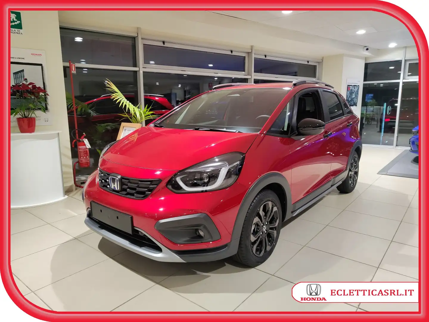 Honda Jazz Jazz Crosstar 1.5 hev ecvt ** PRONTA CONSEGNA ** Rosso - 1