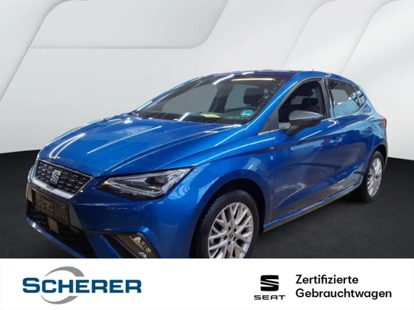 SEAT Ibiza 1.0 TSI DSG Xcellence Navi, LED, Winter-Pa Blau - 1