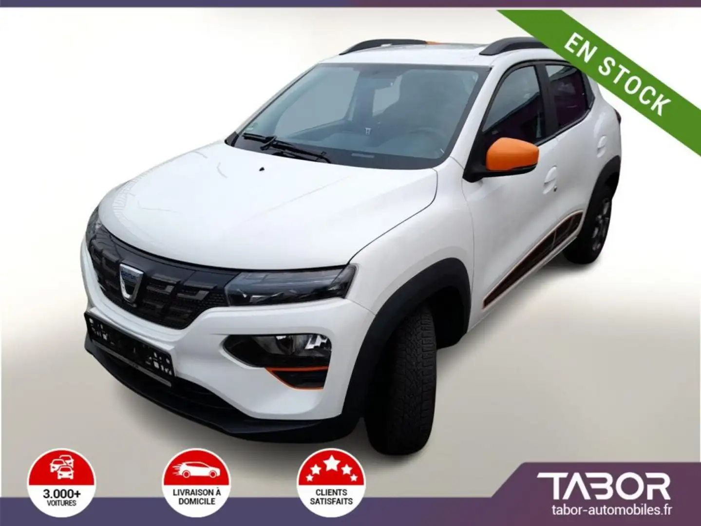 Dacia Spring 45 Comfort Plus LookP-Orange GPS Белый - 1