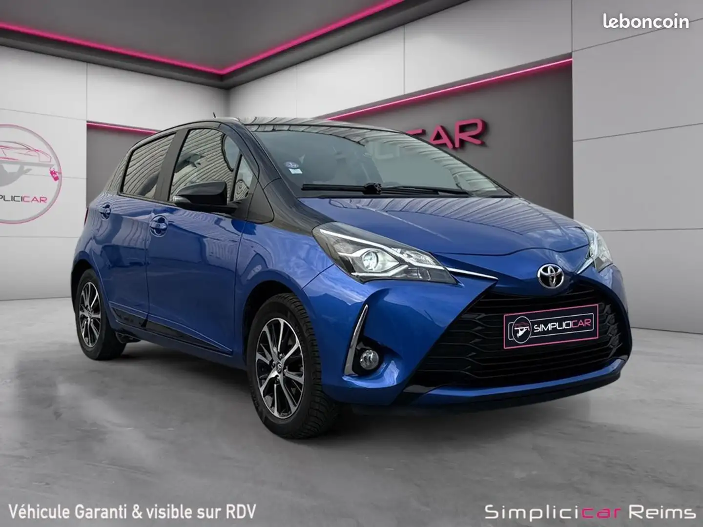Toyota Yaris RC18 110 VVT-i Design garantie 12 mois Bleu - 1