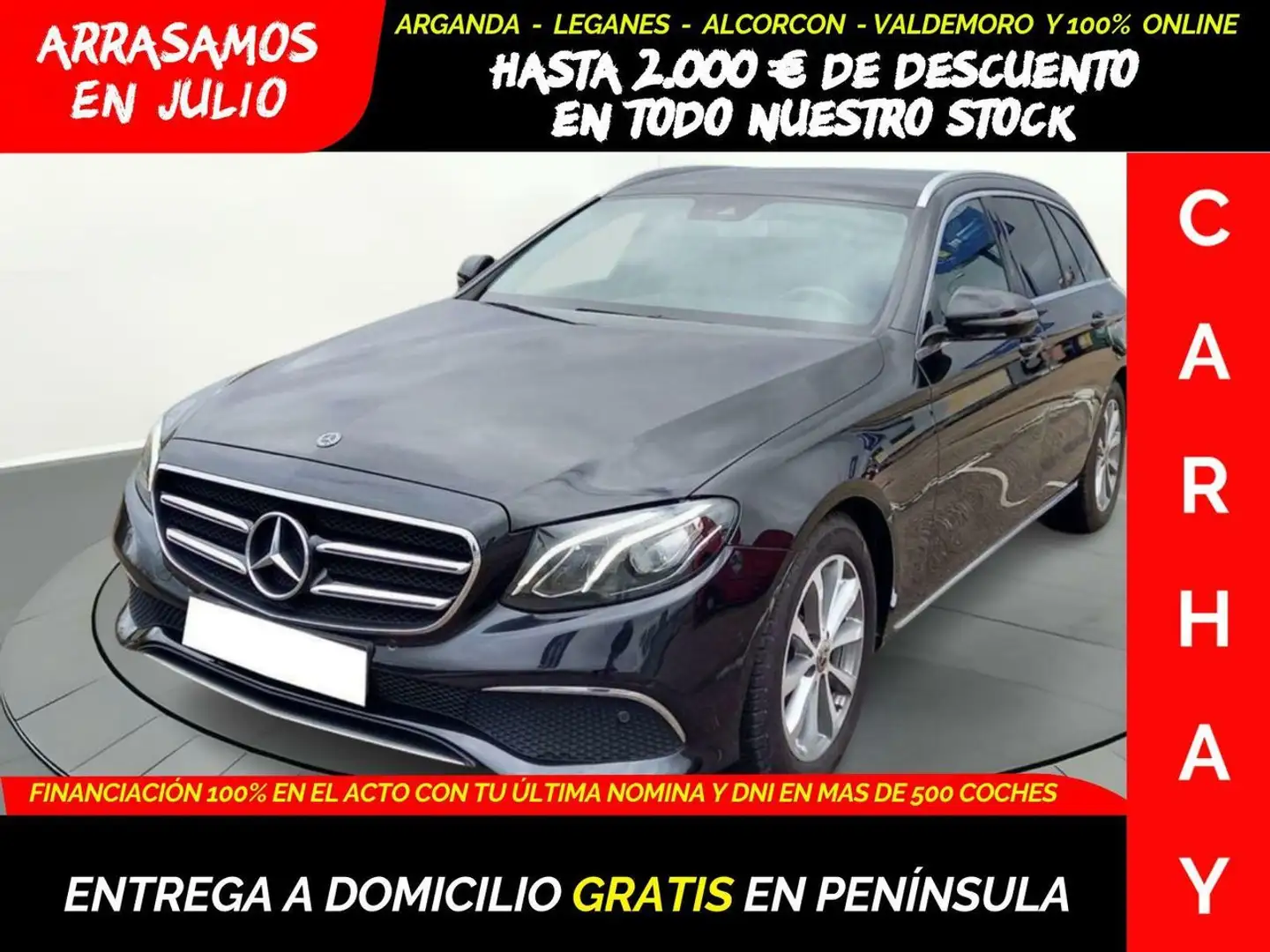 Mercedes-Benz E 200 BREAK D BUSINESS SOLUTION (EU6) Negro - 1